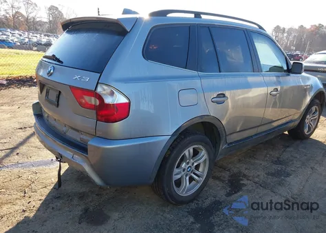 2006 BMW X3 3.0I from USA, damaged, VIN WBXPA93416WG85121